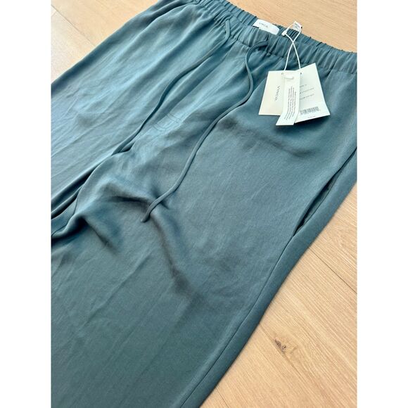 Vince Silk Style Drawstring Wide Leg 'PJ' Pant - Women's XL - NEW with Tags - Picture 6 of 8